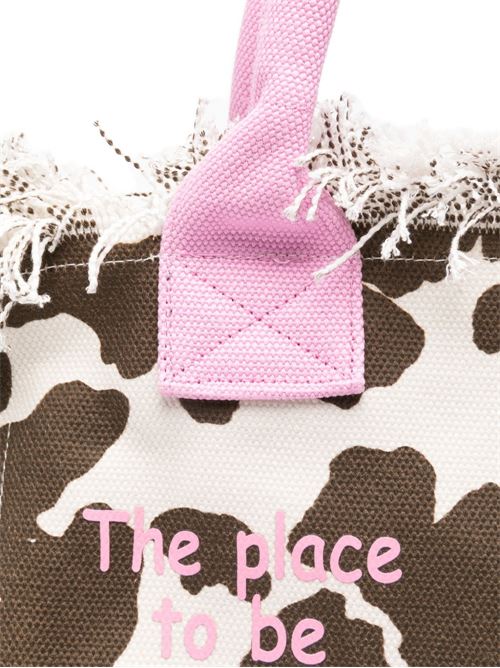 Borsa donna MC2 Saint Barth Vanity shoulder bianco marrone MC2 SAINT BARTH | VANITY shoulder00327L